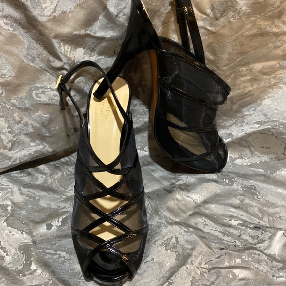 Kate Spade Black Patent Leather High Heels - Picture 4 of 13